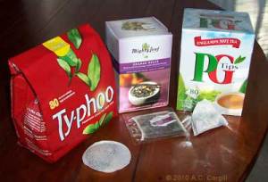 Typhoo, Mighty Leaf, and PG Tips compared Typhoo, Mighty Leaf, and PG Tips compared