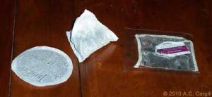 Round, pyramid, and square bags Round, pyramid, and square bags