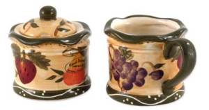 European Sugar and Creamer Set