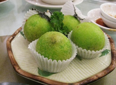 Glutinous Bitter Melon Rice Balls