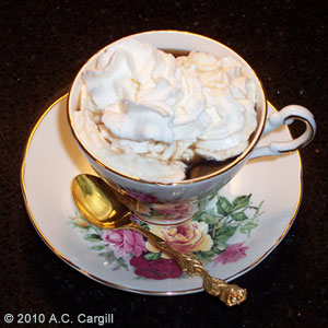 Whipped Cream on Tea