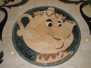 Design using Mrs. Potts teapot from Disney's "Beauty and the Beast" Design using Mrs. Potts teapot from Disney's "Beauty and the Beast"