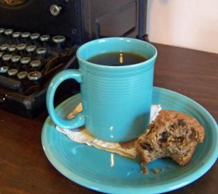 Tea and a muffin Tea and a muffin