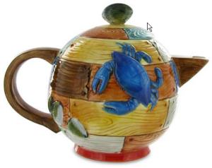 Nantucket Teapot, crab side