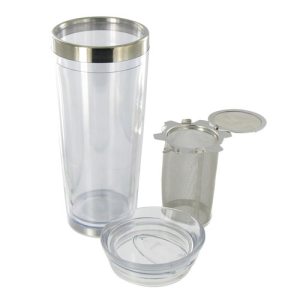 Trudeau Clear Travel Mug