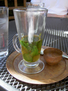 Moroccan mint tea