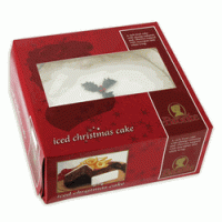 Bronte Top Iced Round Christmas Cake