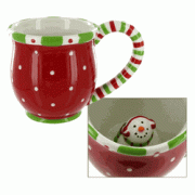 Peek-a-boo Snowman Mugs Peek-a-boo Snowman Mugs