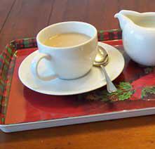 A hot cuppa tea at hand helps make any task go faster.