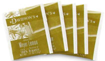 Davidson's Teabags, wrapped to make them easy to take with you