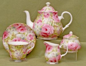 Lady Diana Chintz Fine Bone China Tea Set