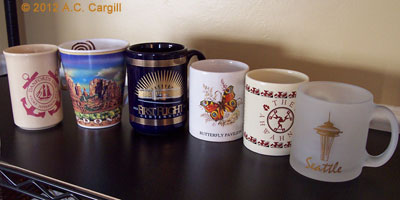 Places, event, and promo mugs abound for your tea drinking pleasure! Places, event, and promo mugs abound for your tea drinking pleasure!