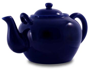 Cobalt Porcelain Large Teapot 75oz Cobalt Porcelain Large Teapot 75oz