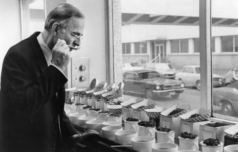 Noble Fleming at work at Lipton Tea