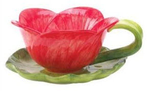 Tea cup flower pot planter water lily pad saucer Tea cup flower pot planter water lily pad saucer