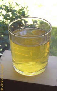 A glass of cold tea — as good as a glass of water!