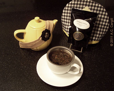 Formosa Oolong steeped by the cupful