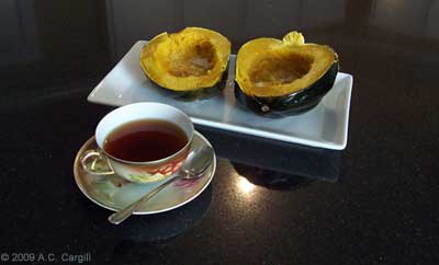 Is that baked squash with butter and garlic interfering with your tea enjoyment? Is that baked squash with butter and garlic interfering with your tea enjoyment?