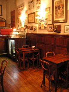 A café-style tea room A café-style tea room