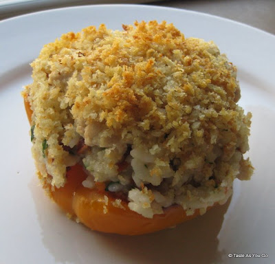 Stuffed Bell Peppers with Ground Turkey and Sun-Dried Tomatoes Stuffed Bell Peppers with Ground Turkey and Sun-Dried Tomatoes