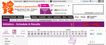 2012 Olympics Track and Field (Photo source: screen capture from site) 2012 Olympics Track and Field (Photo source: screen capture from site)