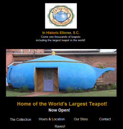 J's Teapot Museum in Elloree, SC
