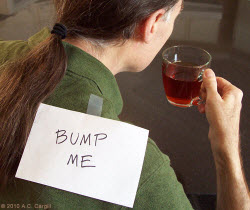 I have been known to pull a prank or two on my tea guy!