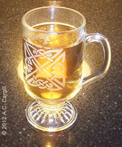 Gorgeous color in the cup! The artist in me has come over the years to appreciate this visual appeal at least as much as the taste. (Photo source: A.C. Cargill, all rights reserved) Gorgeous color in the cup! The artist in me has come over the years to appreciate this visual appeal at least as much as the taste. (Photo source: A.C. Cargill, all rights reserved)