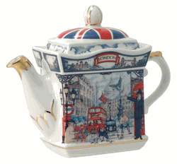 Fancy Schmancy: James Sadler Piccadilly Teapot (Photo source: The English Tea Store)