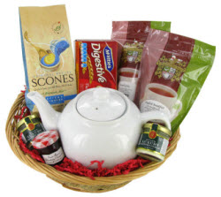 Start a tea routine with the Afternoon Tea Gift Basket (Photo source: The English Tea Store) Start a tea routine with the Afternoon Tea Gift Basket (Photo source: The English Tea Store)