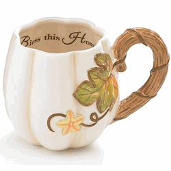 Abundant Blessings Pumpkin Mug makes tea time even cuter! (Photo source: The English Tea Store)
