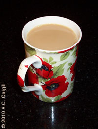 Holiday Spice Black Tea gets your tastebuds primed! (Photo source: A.C. Cargill, all rights reserved)