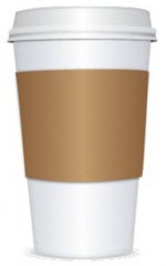 Paper cup taste — ugh! (Photo source: stock image)