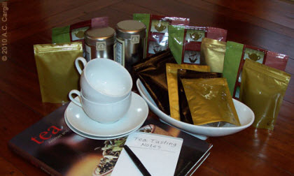 Steep a cuppa and settle in for some great reading about tea! (Photo source: A.C. Cargill, all rights reserved)