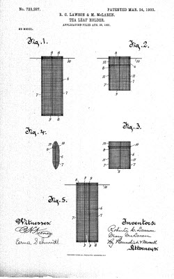 Tea Leaf Holder patent diagram (Photo source: screen capture from site)