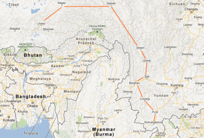 The ancient tea horse road. (Photo source: article author)