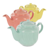 Light, bright colors are a good change after the dark colors of Winter! (Photo source: The English Tea Store)