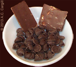 Pile it on! (chocolate, that is) (Photo source: A.C. Cargill, all rights reserved)