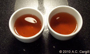 So luscious looking that you’ll want to sip right away. But be careful! (Photo source: A.C. Cargill, all rights reserved)