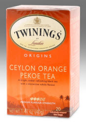 Twinings Ceylon Orange Pekoe Tea (Photo source: The English Tea Store)