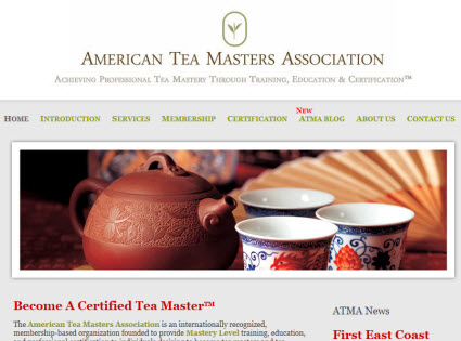 ATMA Tea Sommelier Classes (screen capture from site)