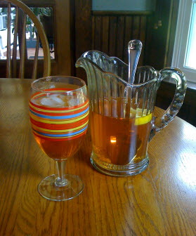 Awhile back, southern gal and author CurtissAnn Matlock showed us her secrets to proper sweetened “ice tea.” (Image from CurtissAnn Matlock, used with permission)