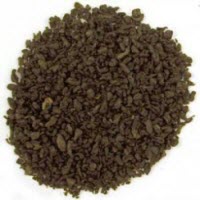Tightly rolled gunpowder tea pellets (ETS image)
