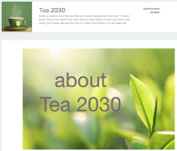Tea 2030 launches (screen capture from site)