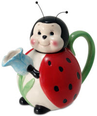 Ladybug Teapot where the spout is part of the overall design! (ETS image)