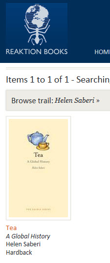 "Tea: A Global History" by Helen Saberi (source: screen capture from site)
