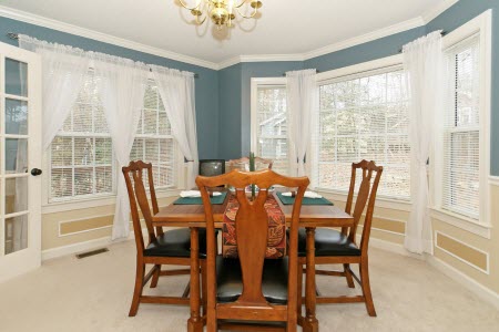 That blue color was selected while enjoying a hot cuppa! (photo provided by A.C. Cargill)