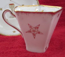 Eastern Star Bone China Teacup and Saucer-Unusual Shape (Yahoo! Images)