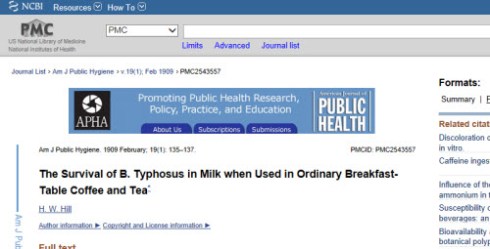 B. Typhosus Study (screen capture from site)