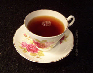 A cuppa Sylvakandy Estate is a drug I can really like. (Photo by A.C. Cargill, all rights reserved)